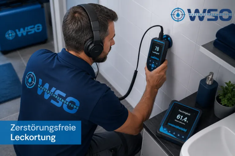 Rohrbruch in der Wand erkennen ohne aufzugraben