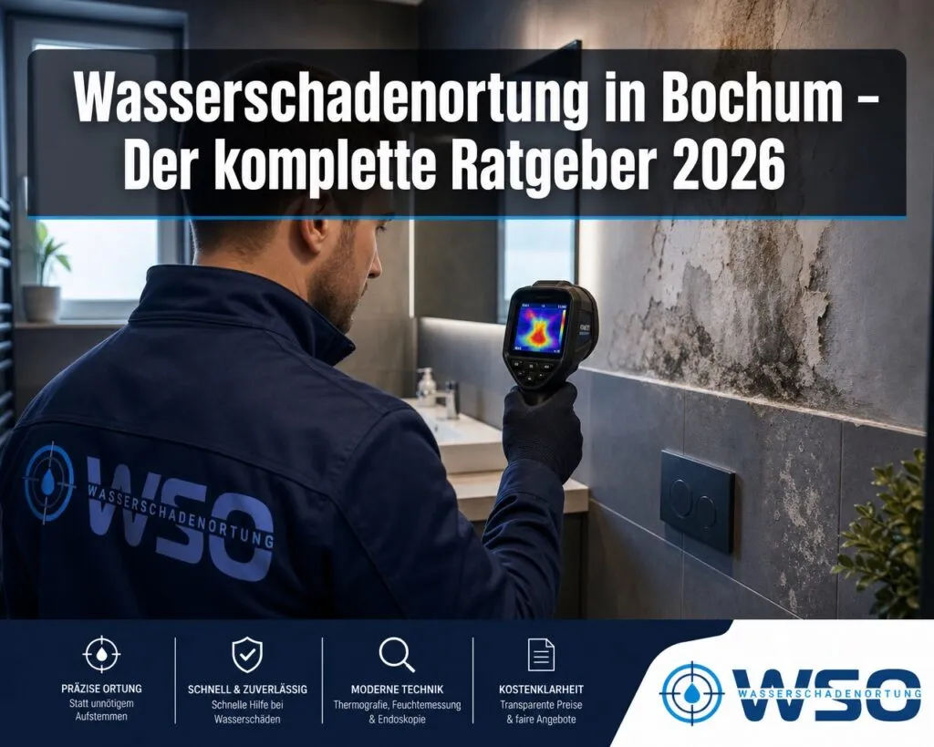 Wasserschadenortung in Bochum, Der komplette Ratgeber 2026